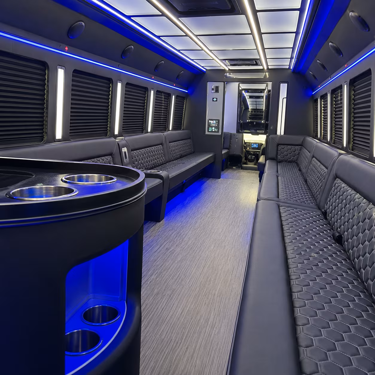 affordable visalia prom party bus prices split across your group