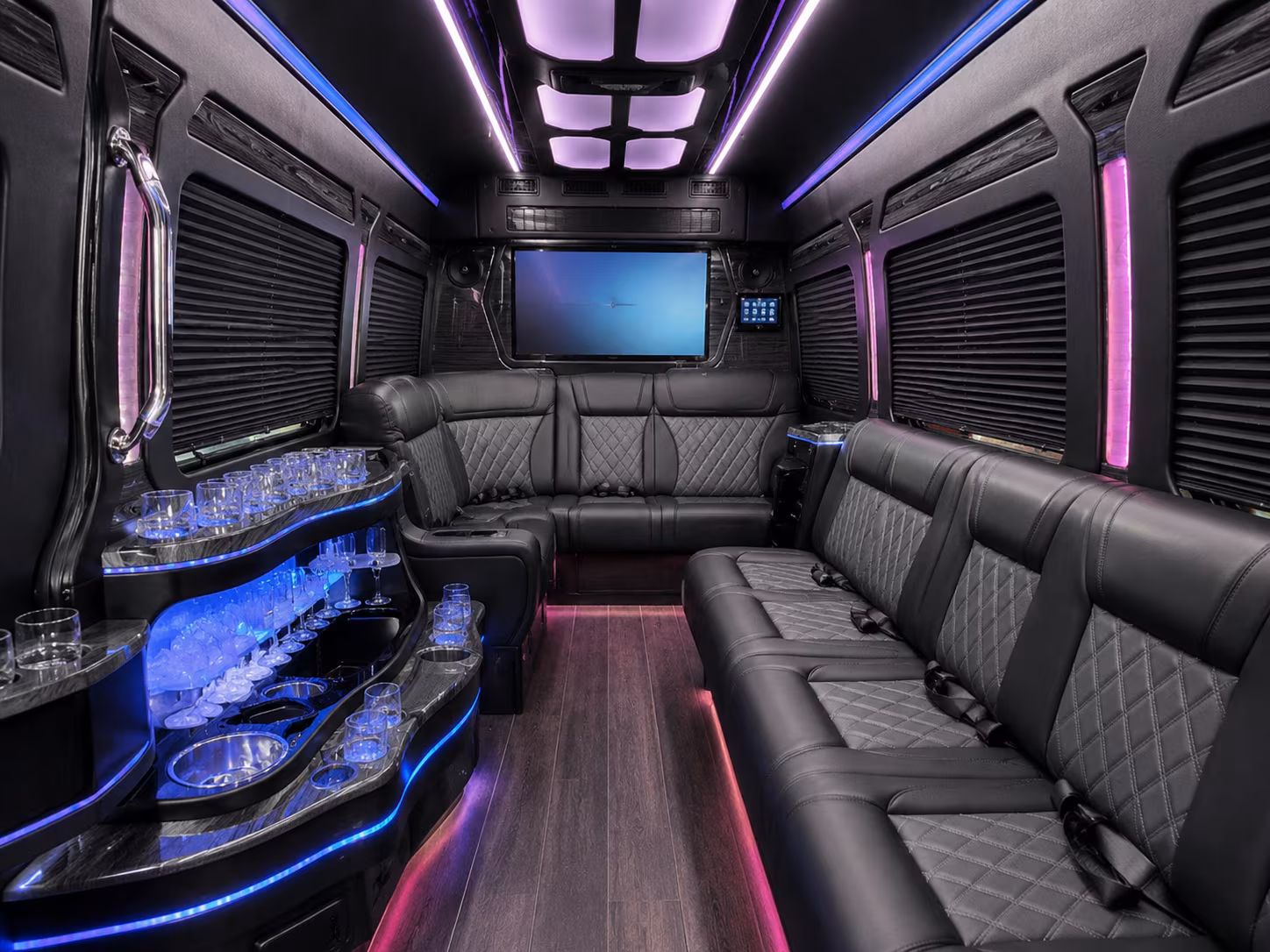 bus rental options for visalia trips
