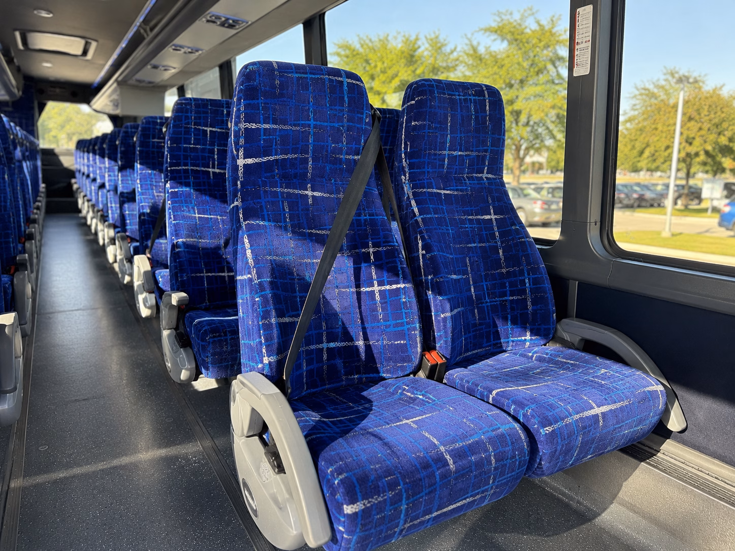 visalia bus rental service area