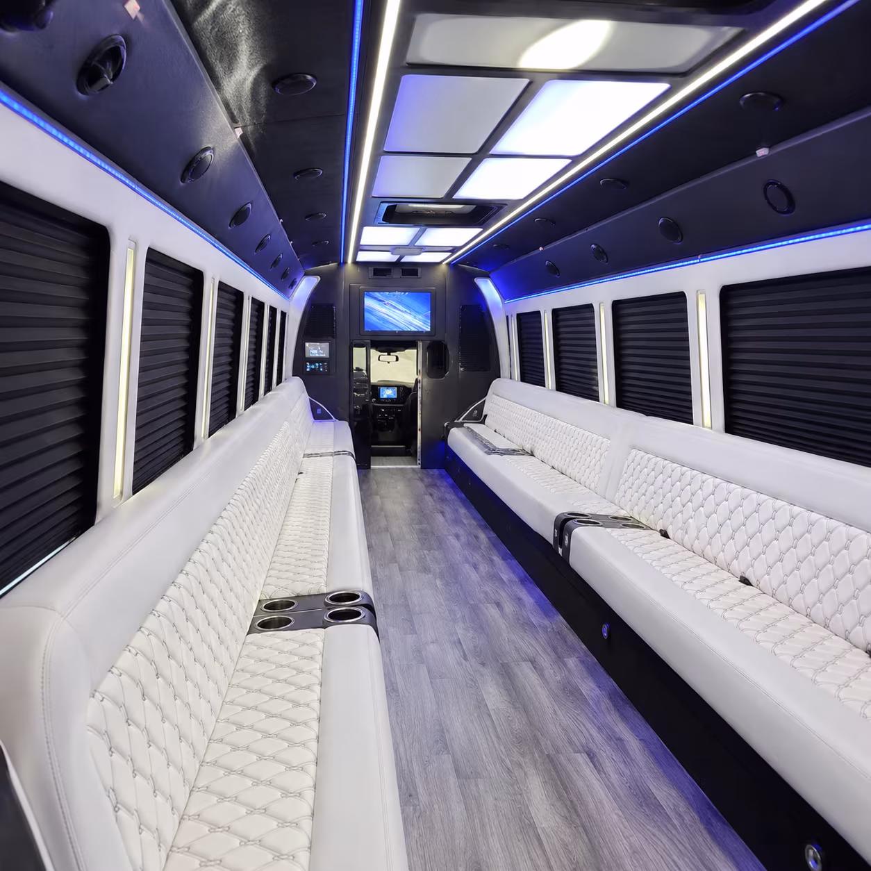 visalia corporate retreat shuttle bus rentals