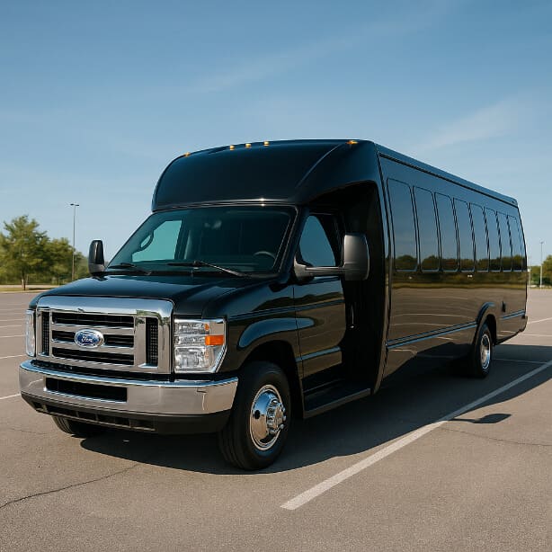 Visalia Shuttle Bus Rentals 18 Passenger Shuttle Bus