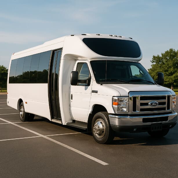 Visalia Shuttle Bus Rentals 20 Passenger Shuttle Bus